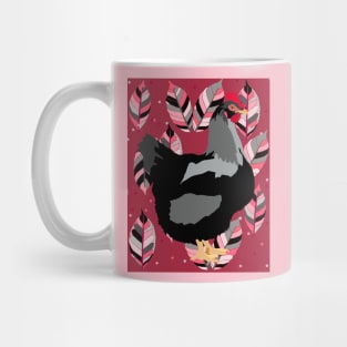 Backyard Chicken - Black Mug